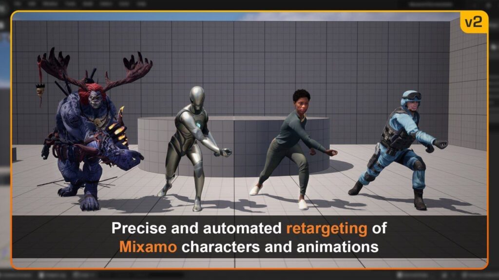 Mixamo Animation Retargeting 2 UE 5.0 - 5.1 - 5.3.2